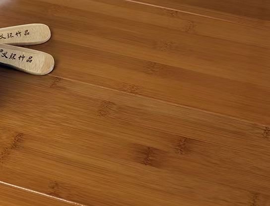 Soft pale coastal-tone bamboo plank close-up with even neutral colour